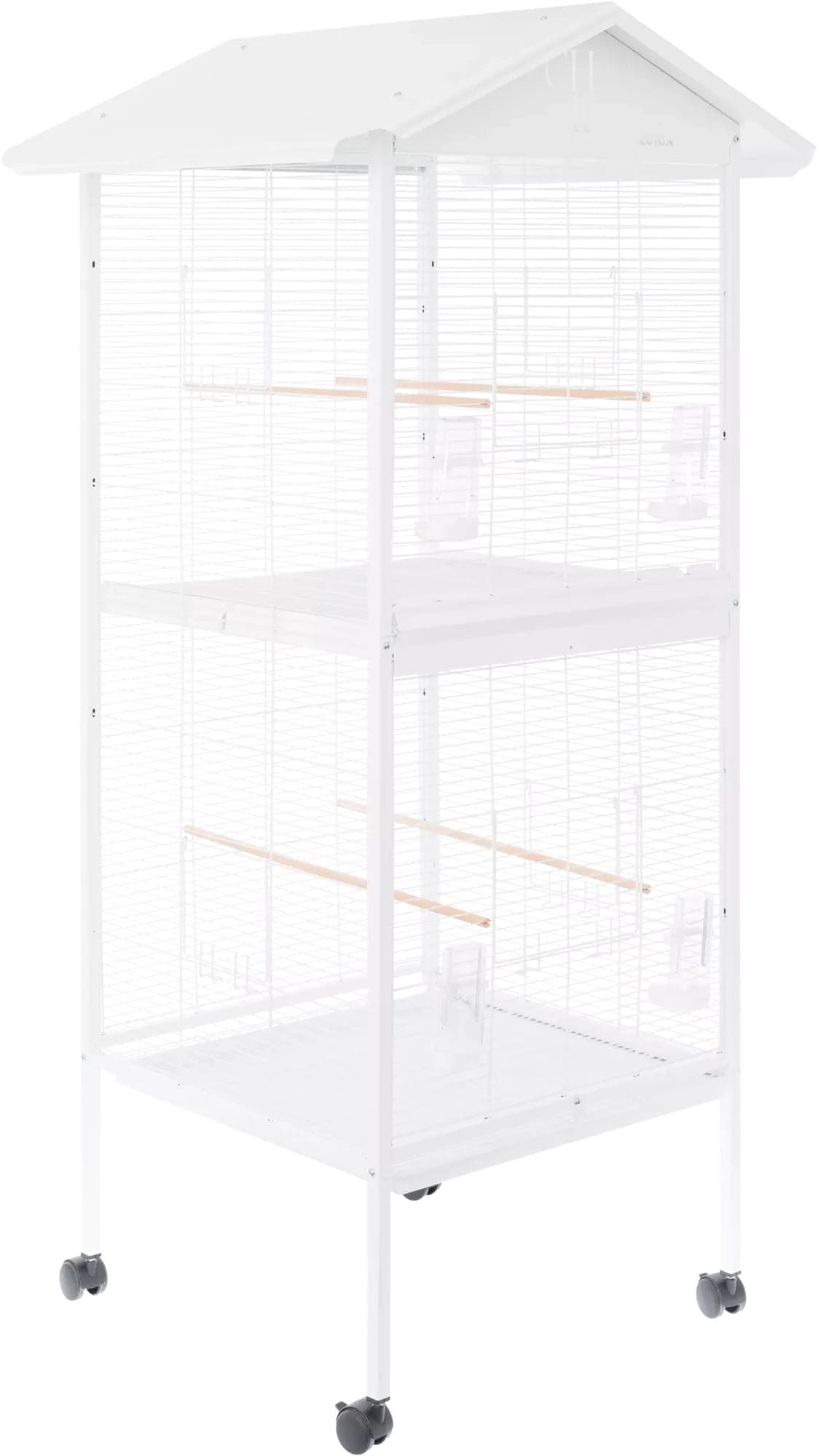 ZOLUX Woliera dla ptaków CHIC DUO biała H165 