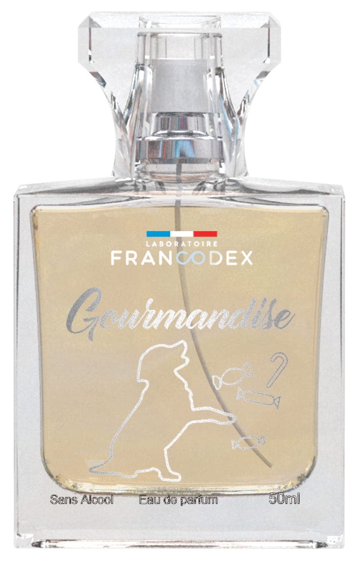 FRANCODEX Perfumy dla psa, bez alkoholu Gourmandise waniliowe 50 ml 