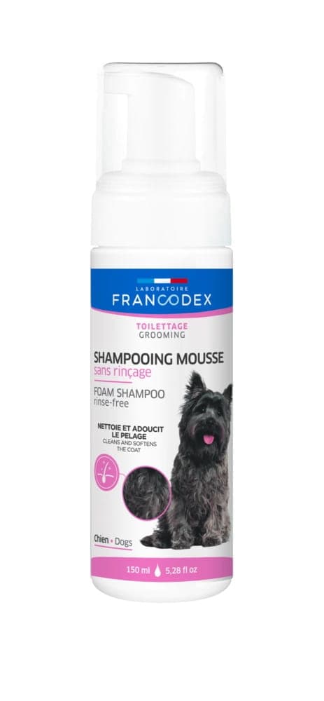 FRANCODEX Szampon w piance bez spłukiwania dla psa ekstrakt rumianku 150 ml 