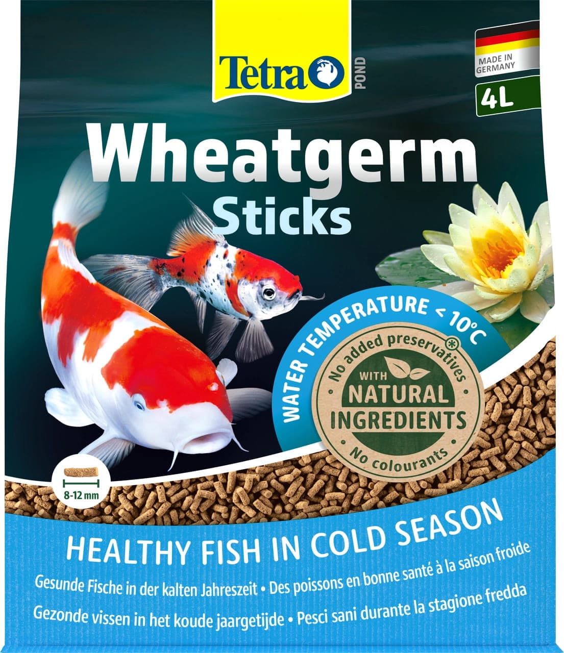 TETRA Pond Wheatgerm Sticks 4 L Pokarm dla ryb stawowych w oczku wodnym 