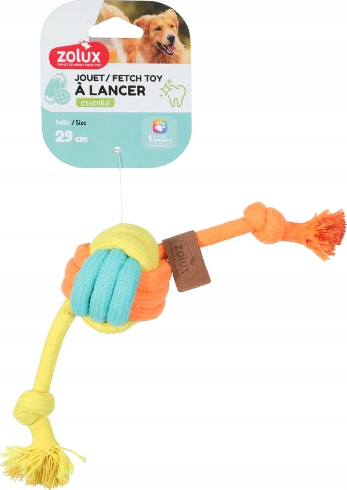 ZOLUX Zabawka dla psa do aportowania węzeł sznur TWIST 29cm 