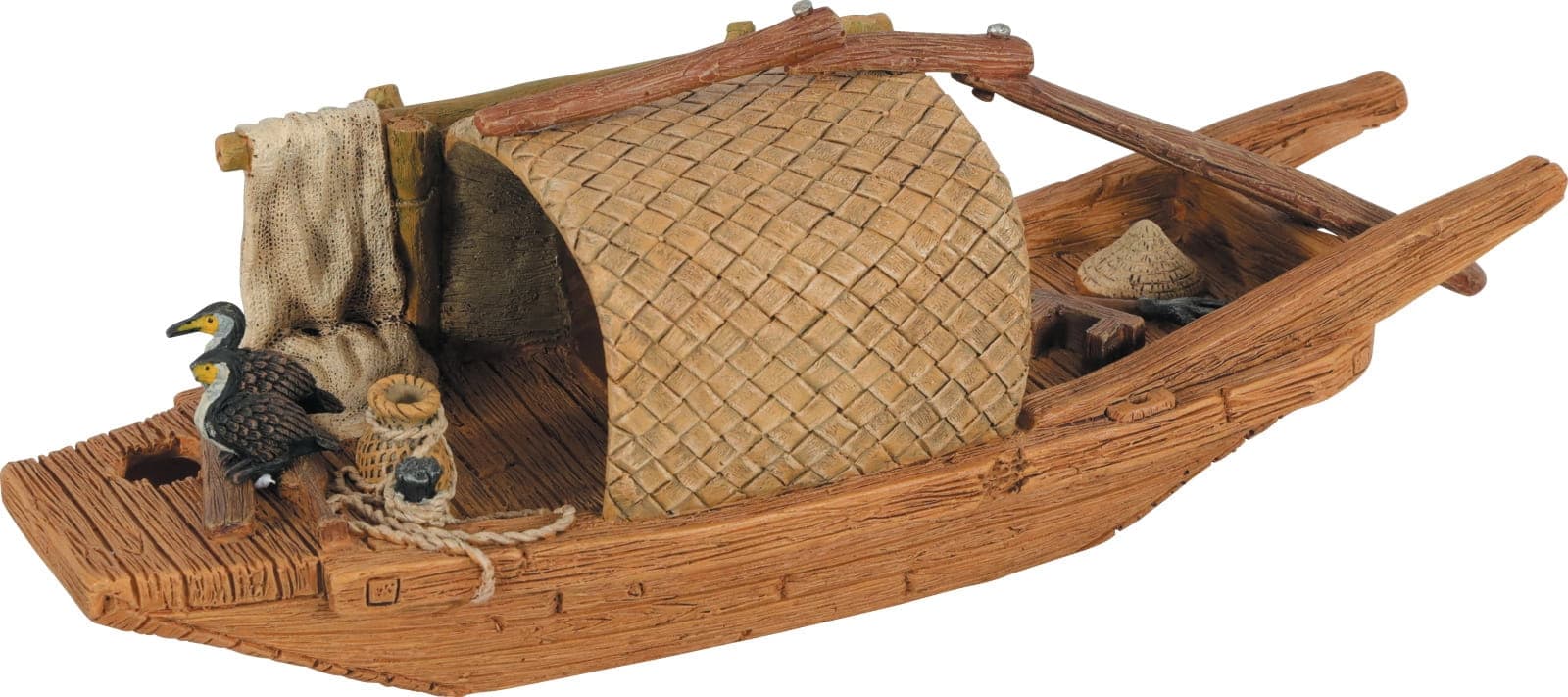 Zolux Ozdoba do akwarium Łódź rybacka model 2 S 4,7x14,2x5,4 cm 