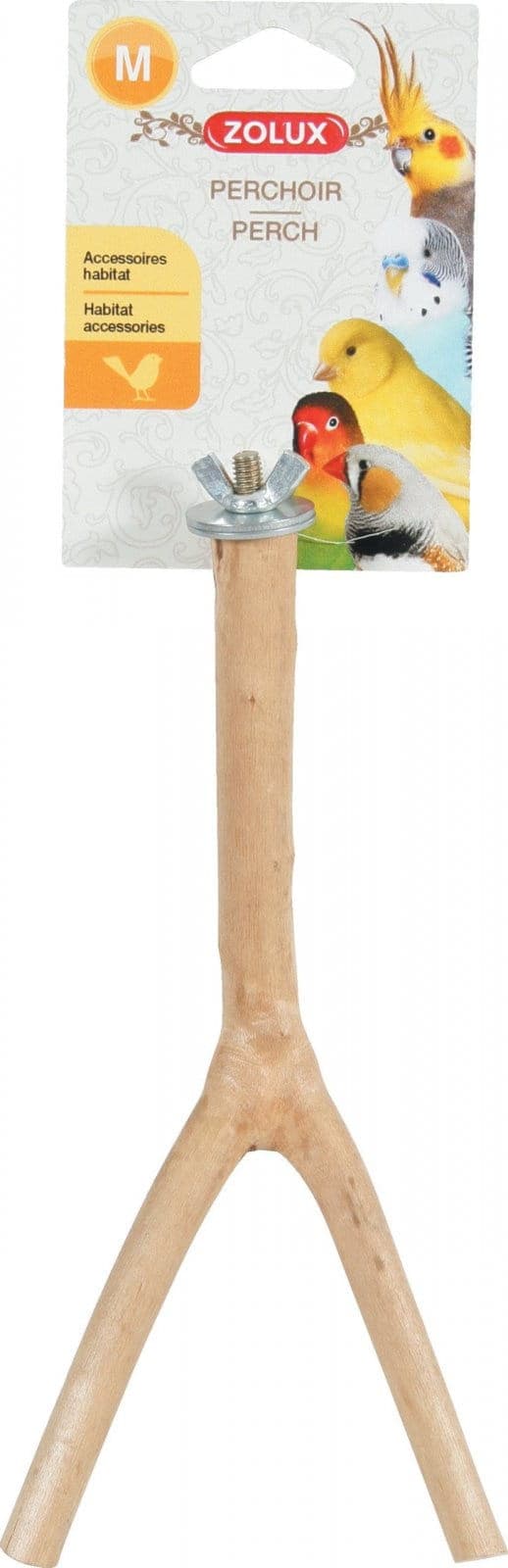 ZOLUX Żerdka z naturalnej gałęzi do klatki dla ptaków M 