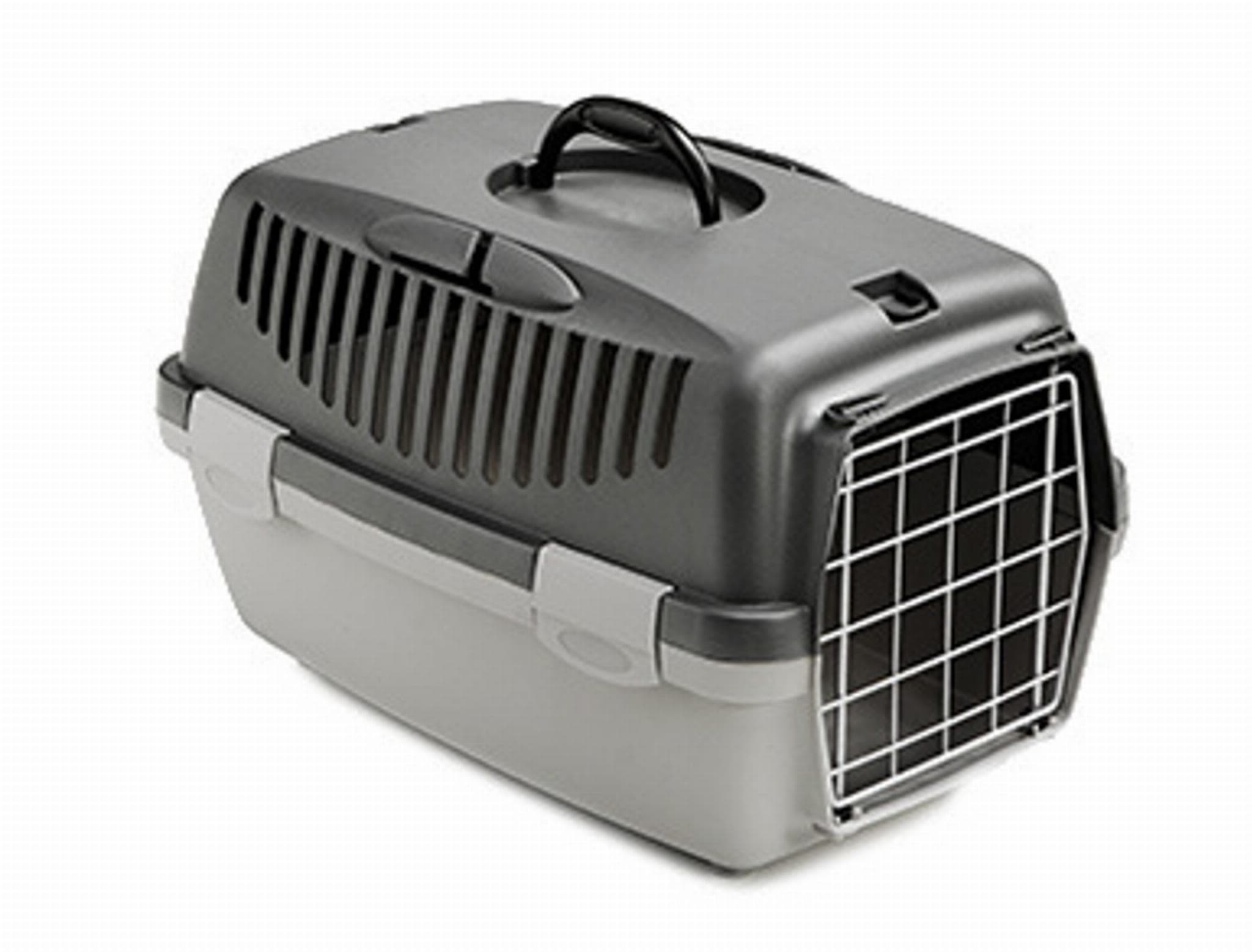 ZOLUX Transporter dla psa, kota GULLIVER 1 metalowe drzwi kolor szary 