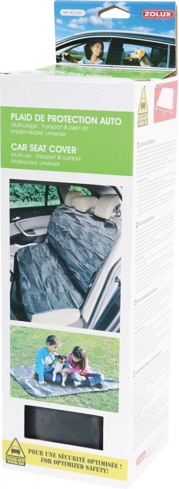 ZOLUX Pokrowiec do samochodu na tylne siedzenia dla psa 