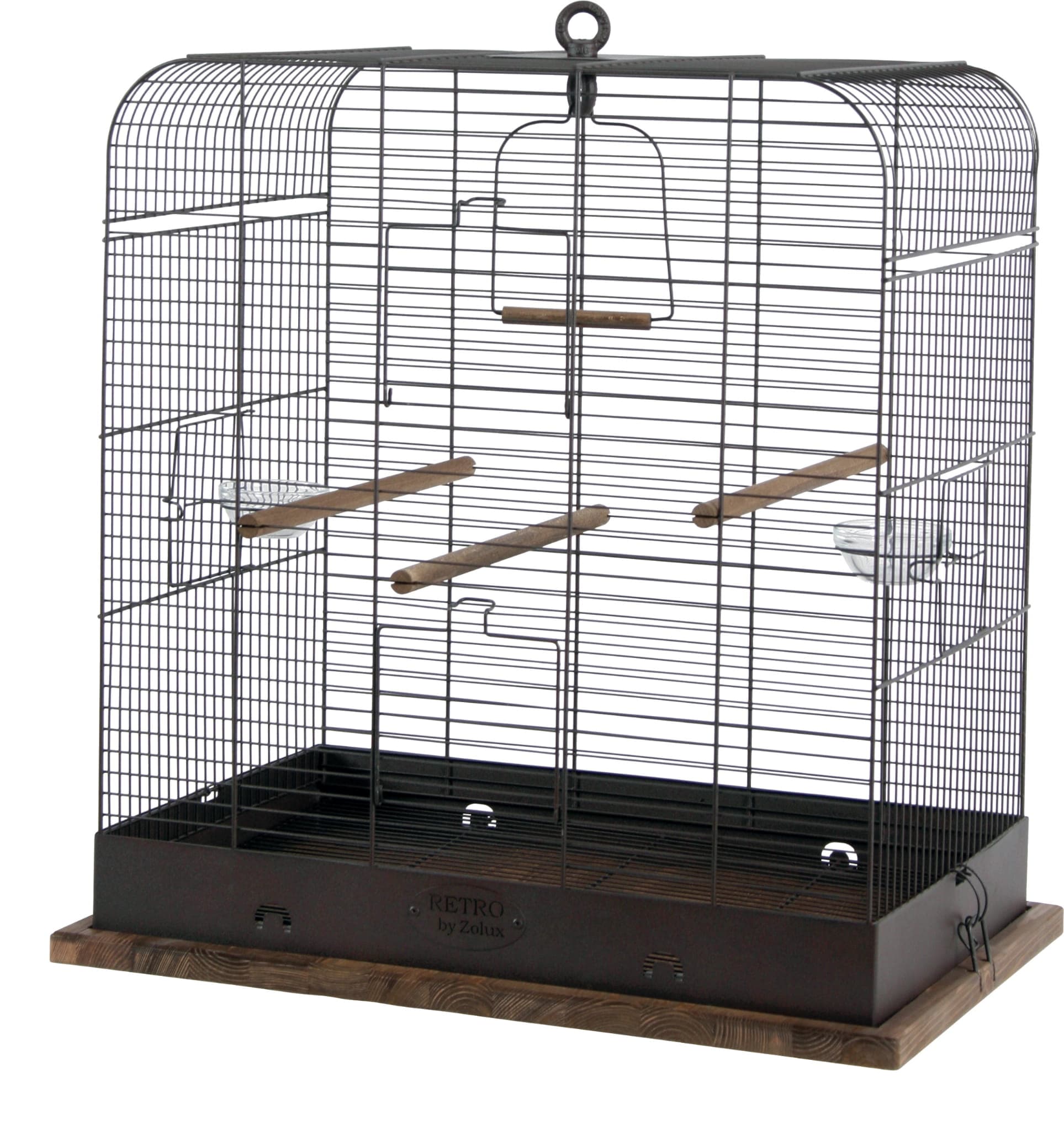 ZOLUX Klatka dla ptaków Retro Madeleine 54x34x53 cm kol.ciemny brąz 