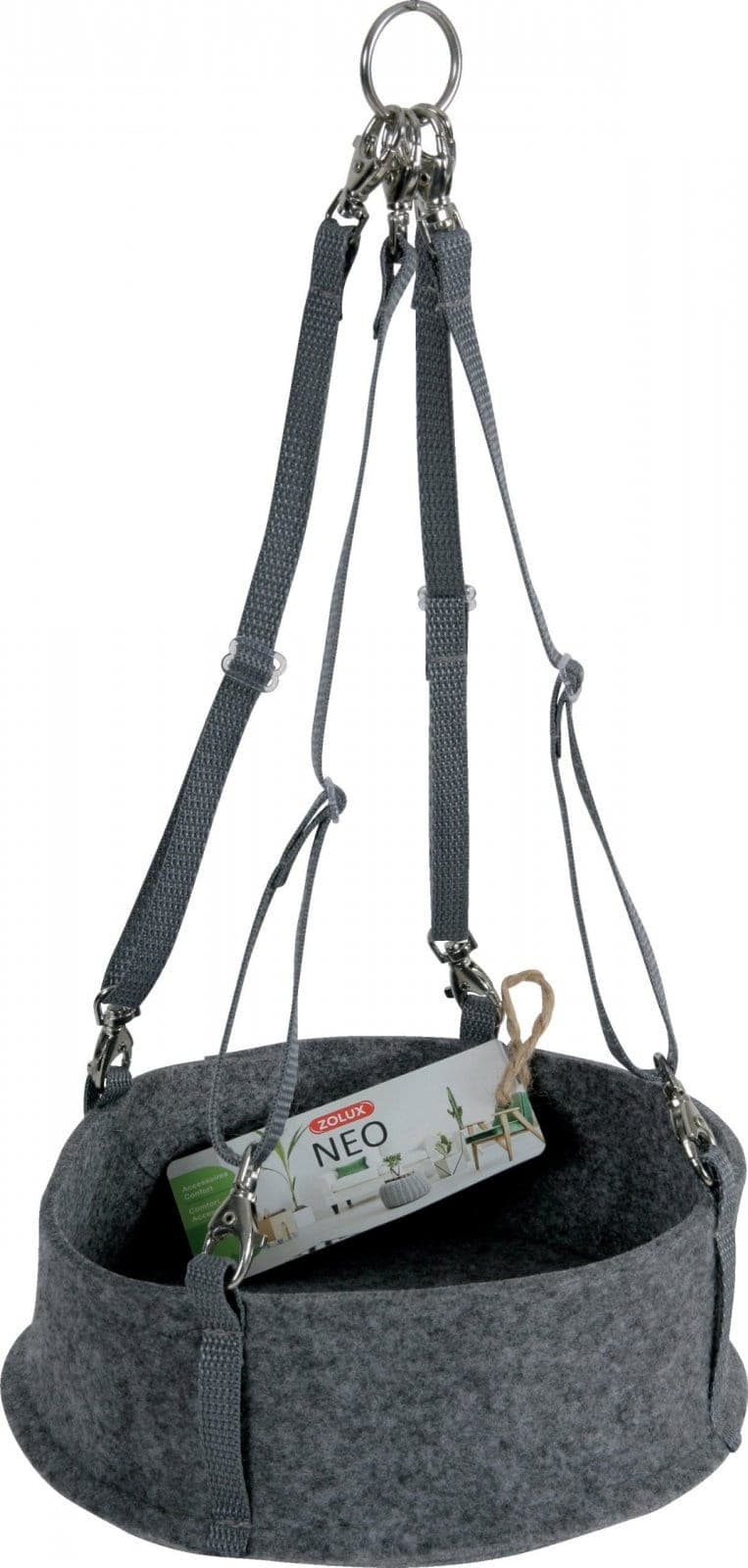 Zolux Hamak dla gryzonia NEO 21 cm mały kol. szary 