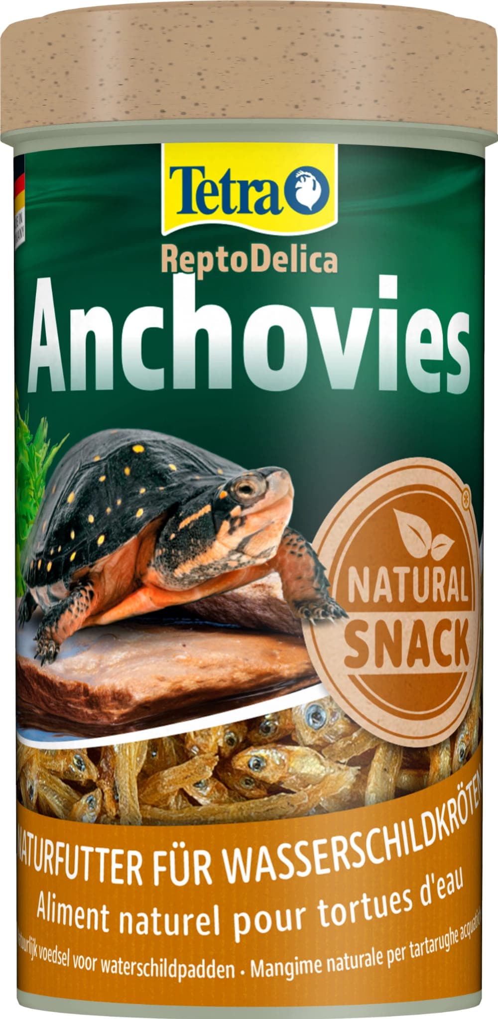 TETRA Anchovies 250ml 108 CE, pokarm dla żółwi wodnych z anchois 
