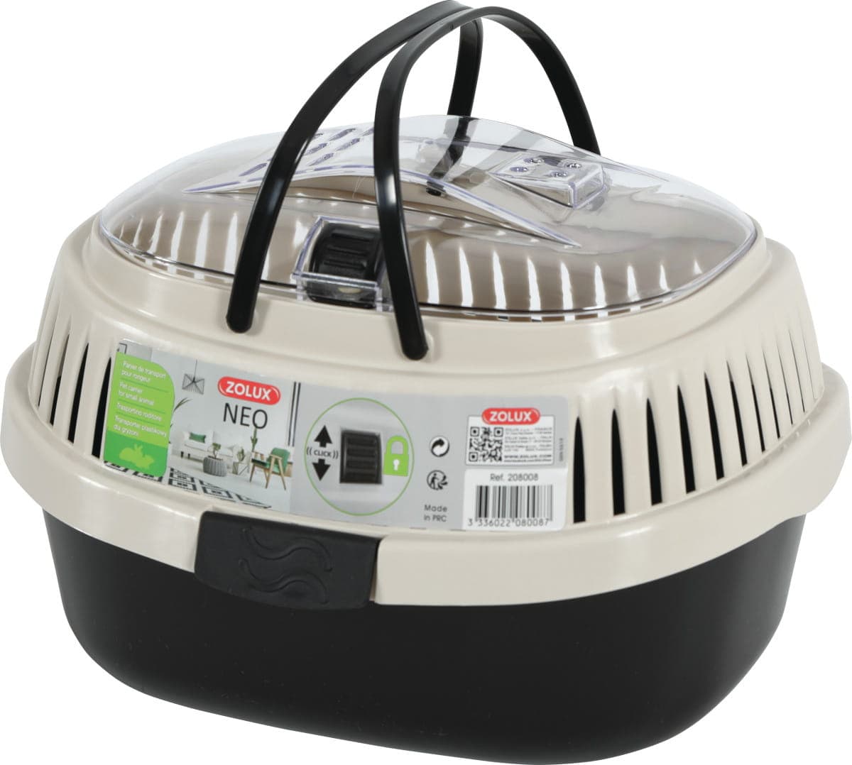 ZOLUX Transporter dla gryzoni NEO kol. czarny/beżowy 