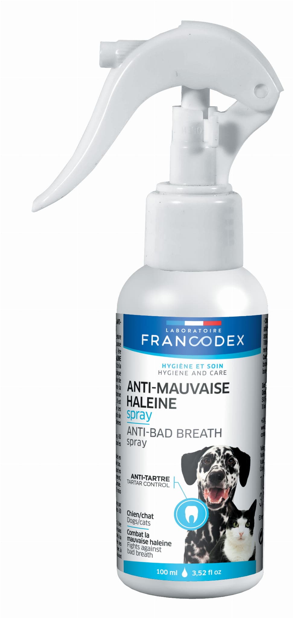FRANCODEX Spray dla psów i kotów przeciwko nieprzyjemnemu oddechowi 100 ml 