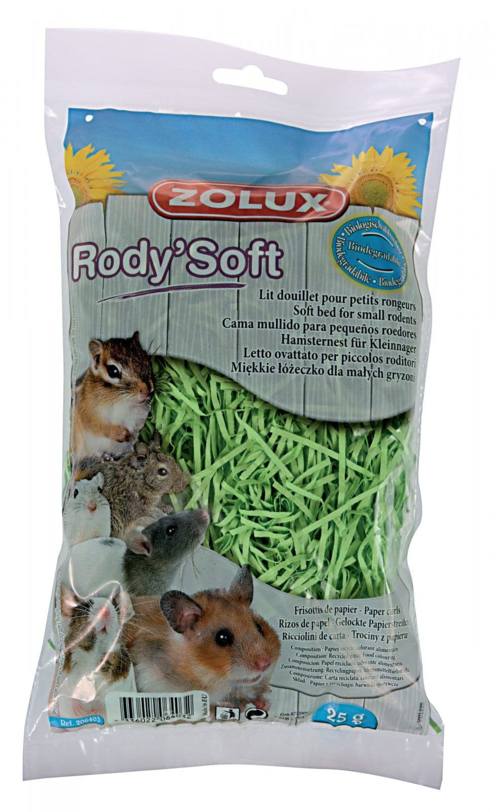 ZOLUX Podściółka dla małych ssaków Rody'Soft papier 25g 