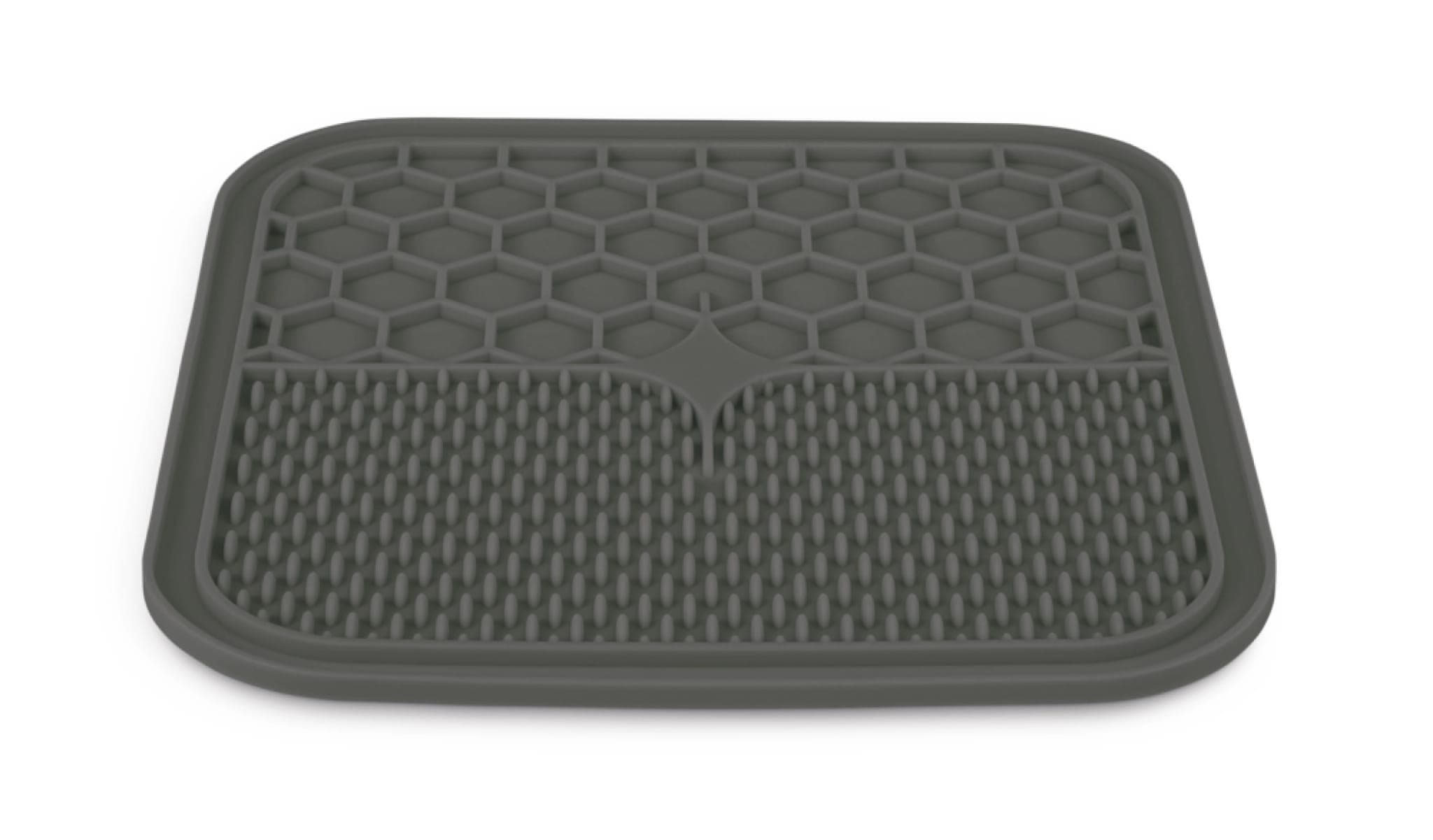 ZOLUX Mata silikonowa do lizania dla psa i kota M duża szara 21 x21 cm 