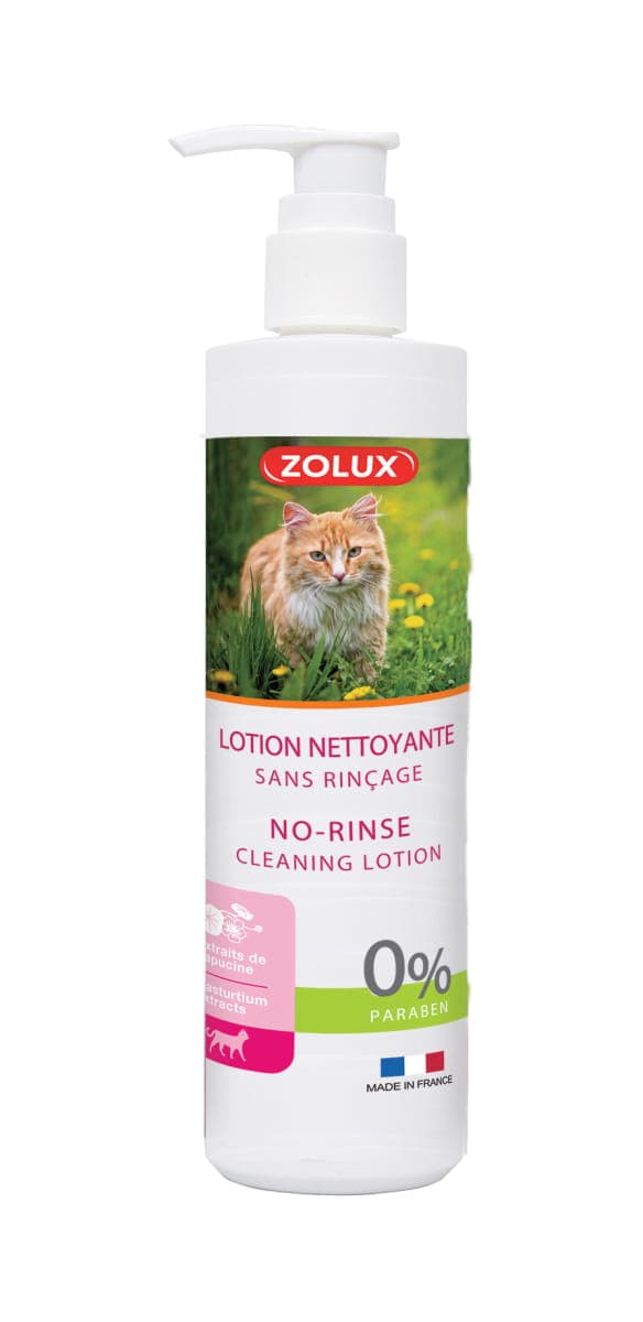 Zolux Płyn czyszczący lotion dla kota, bez spłukiwania 250 ml 