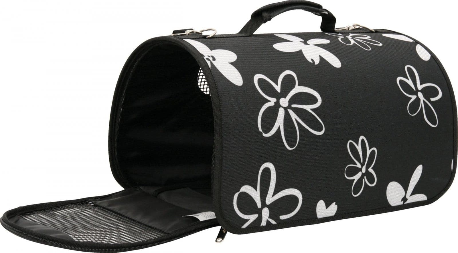 ZOLUX Torba transportowa dla psa i kota FLOWER mała czarna 
