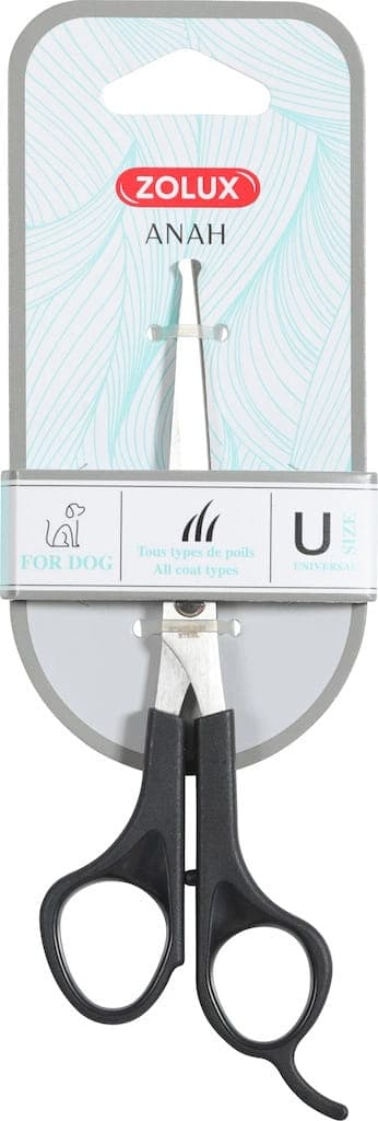ZOLUX Nożyczki proste dla psa z zaokrąglonymi końcówkami ANAH 