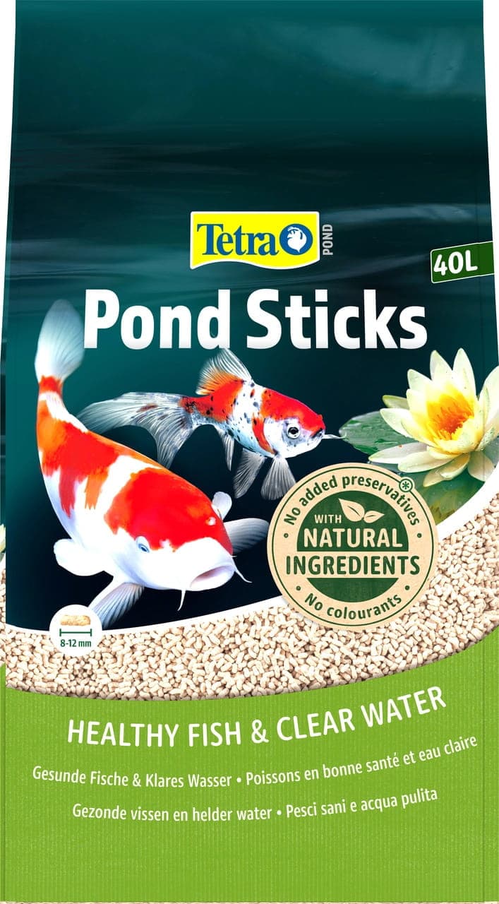 TETRA Pond Sticks 40 L Pokarm dla ryb stawowych w oczku wodnym pałeczki 