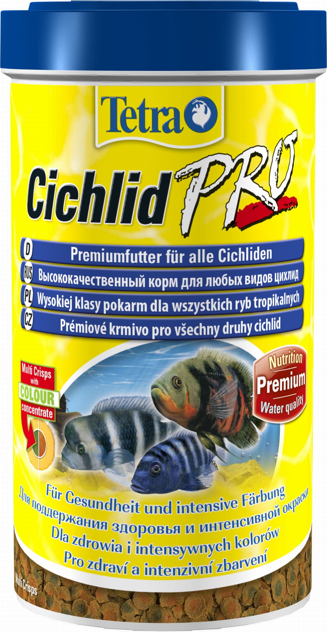 TETRA Cichlid Crisps 500 ml, pokarm chrupki dla ryb pielęgnicowatych 