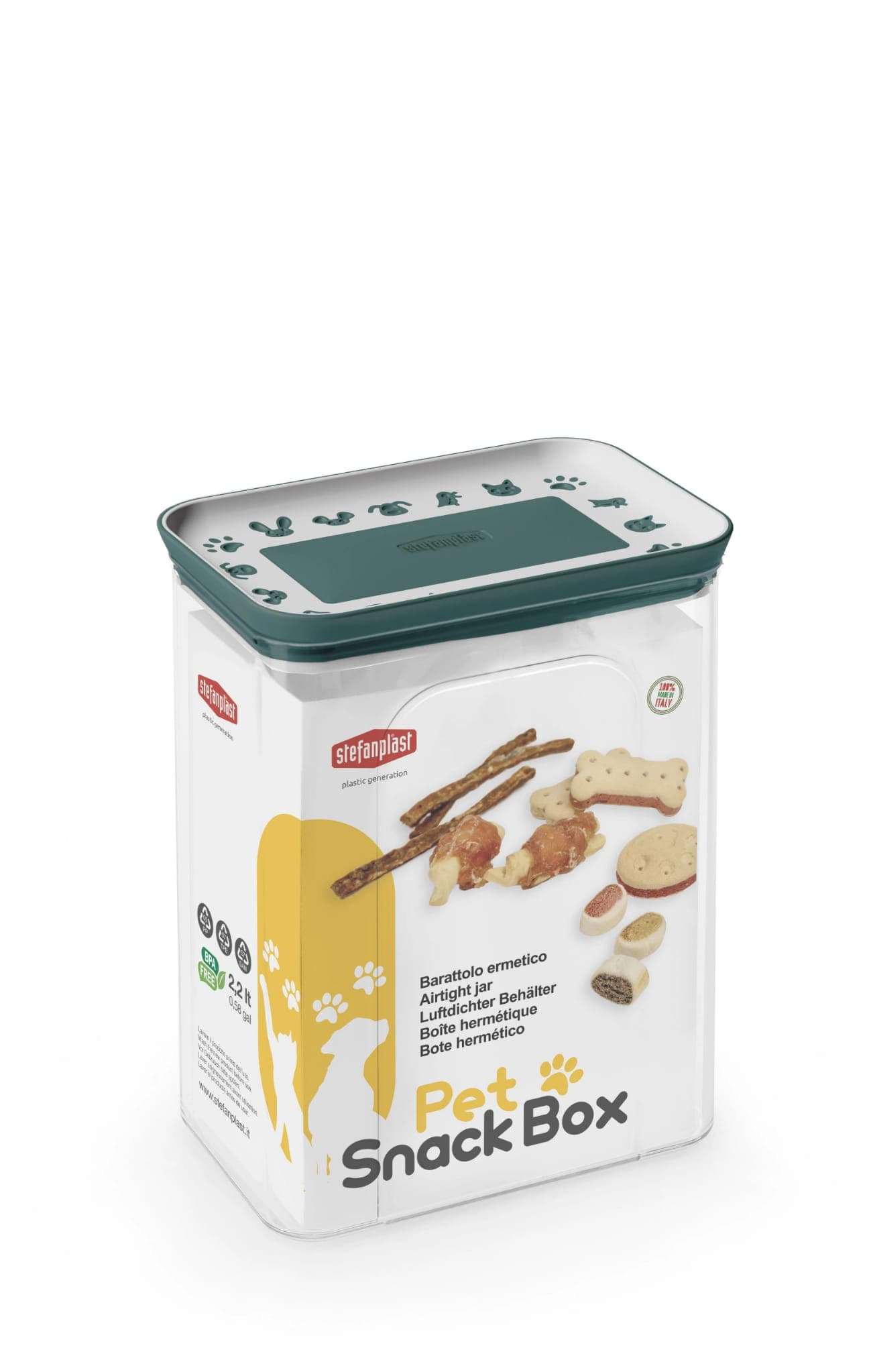 ZOLUX Pojemnik hermetyczny na przysmaki 2,2 l kol. zielony 