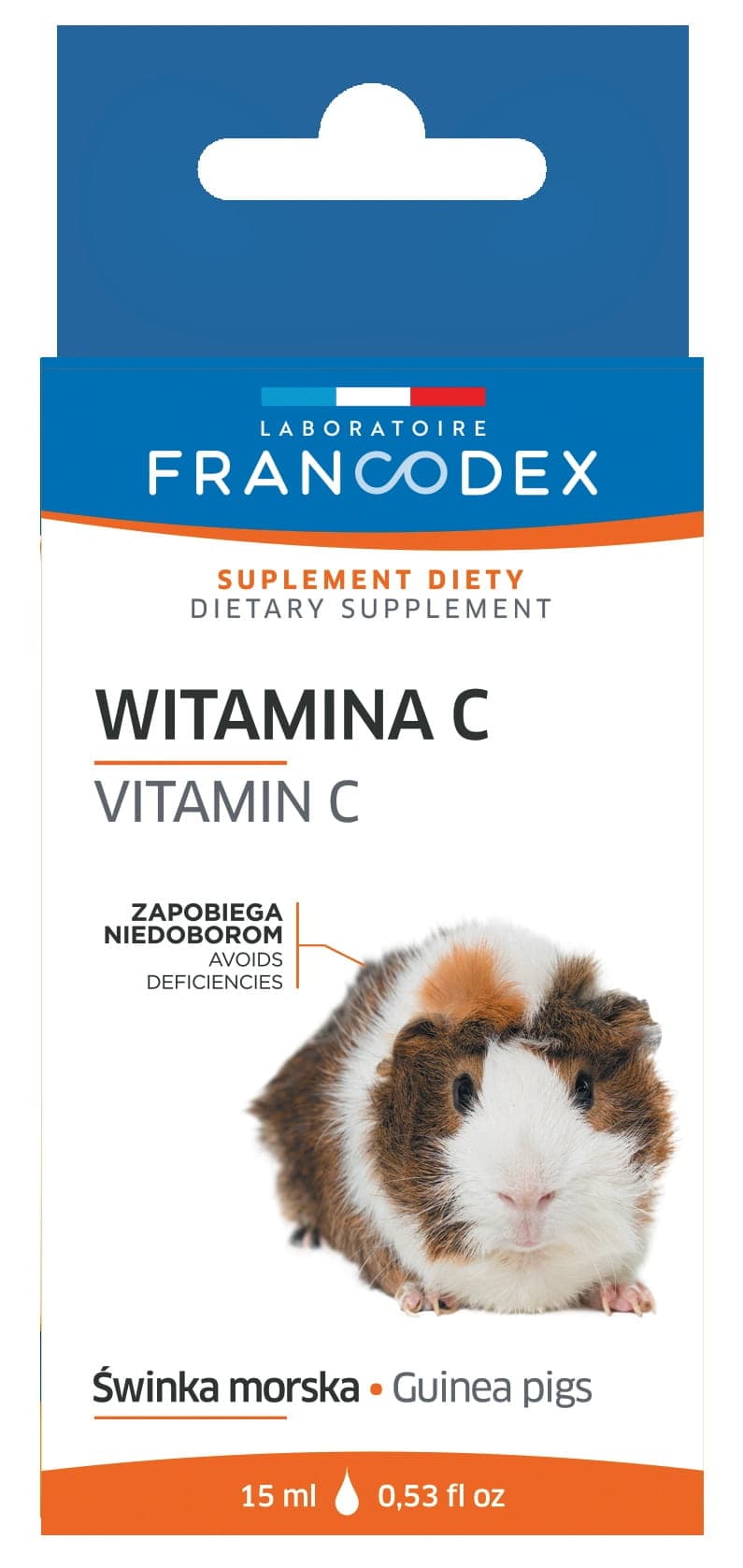 FRANCODEX PL Witamina C dla świnek morskich profilaktyka 15 ml 