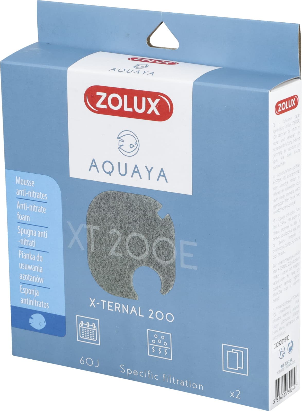 Zolux Wkład do filtra na glony Nitrate AQUAYA XTERNAL 200 