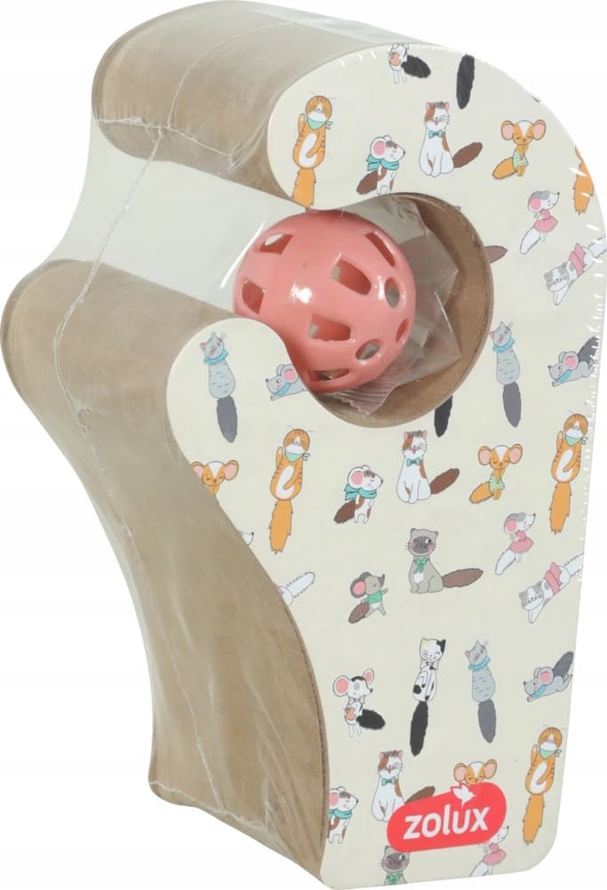 ZOLUX Drapka dla kota składana CHATOUILLE łapka z piłką i kocimiętką 