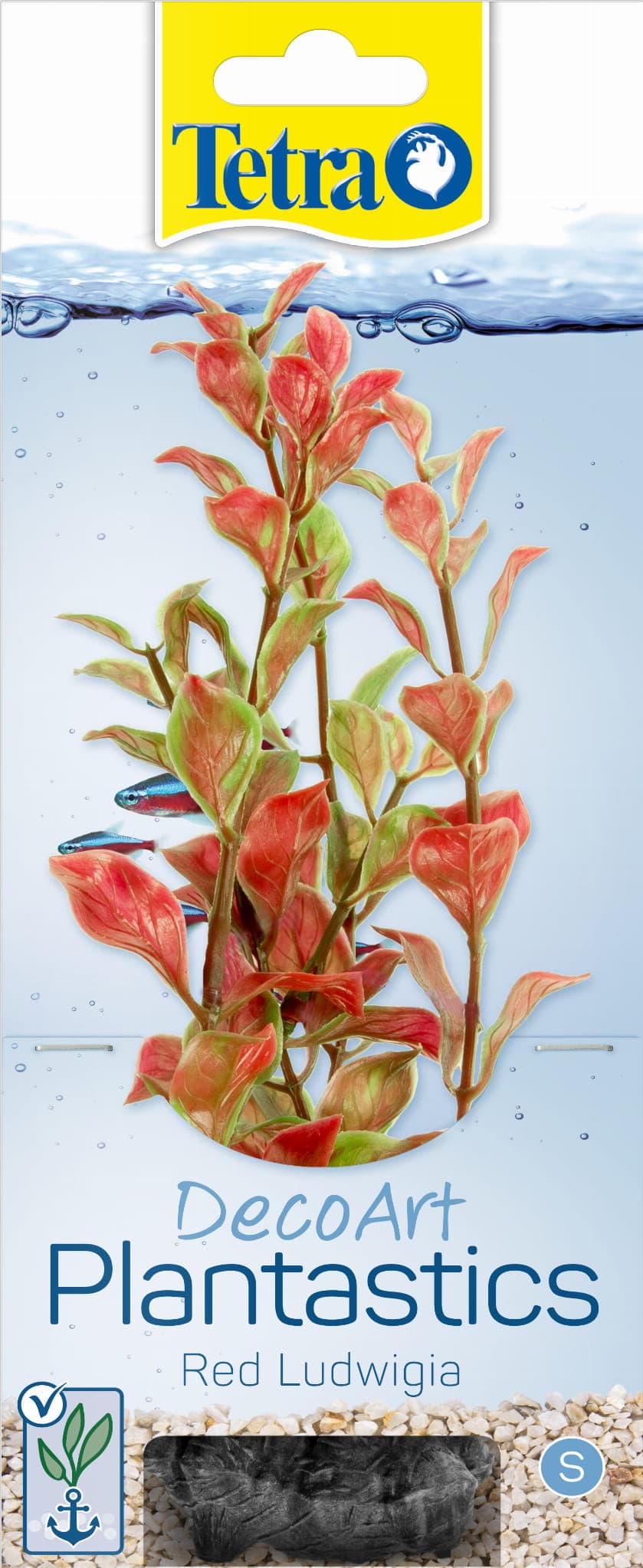 TETRA DecoArt Plant L Red Ludwigia, sztuczna roślina akwariowa 30 cm 