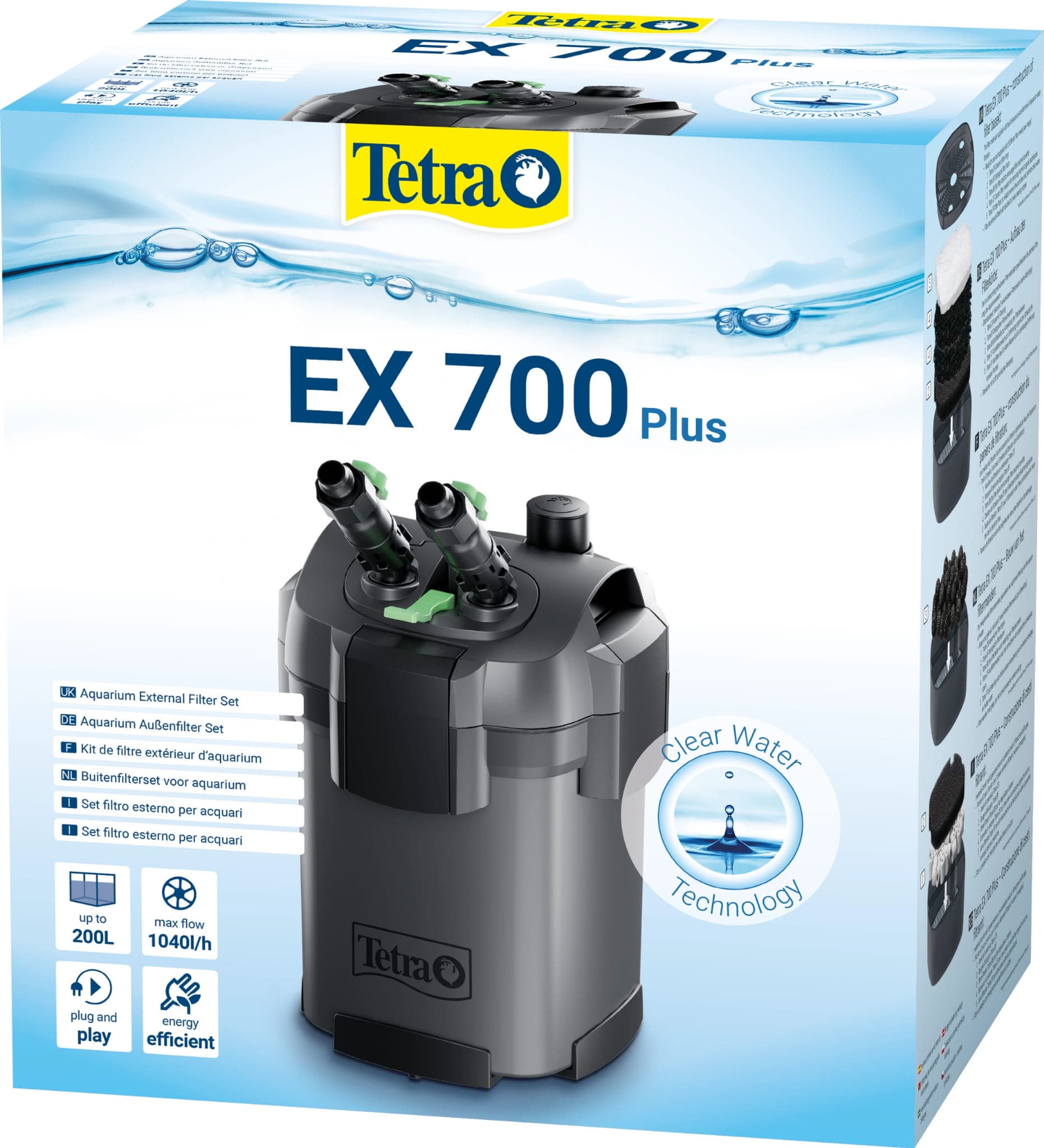 TETRA EX 700 Plus - filtr zewnętrzny do akwarium o pojemności 100-200l 