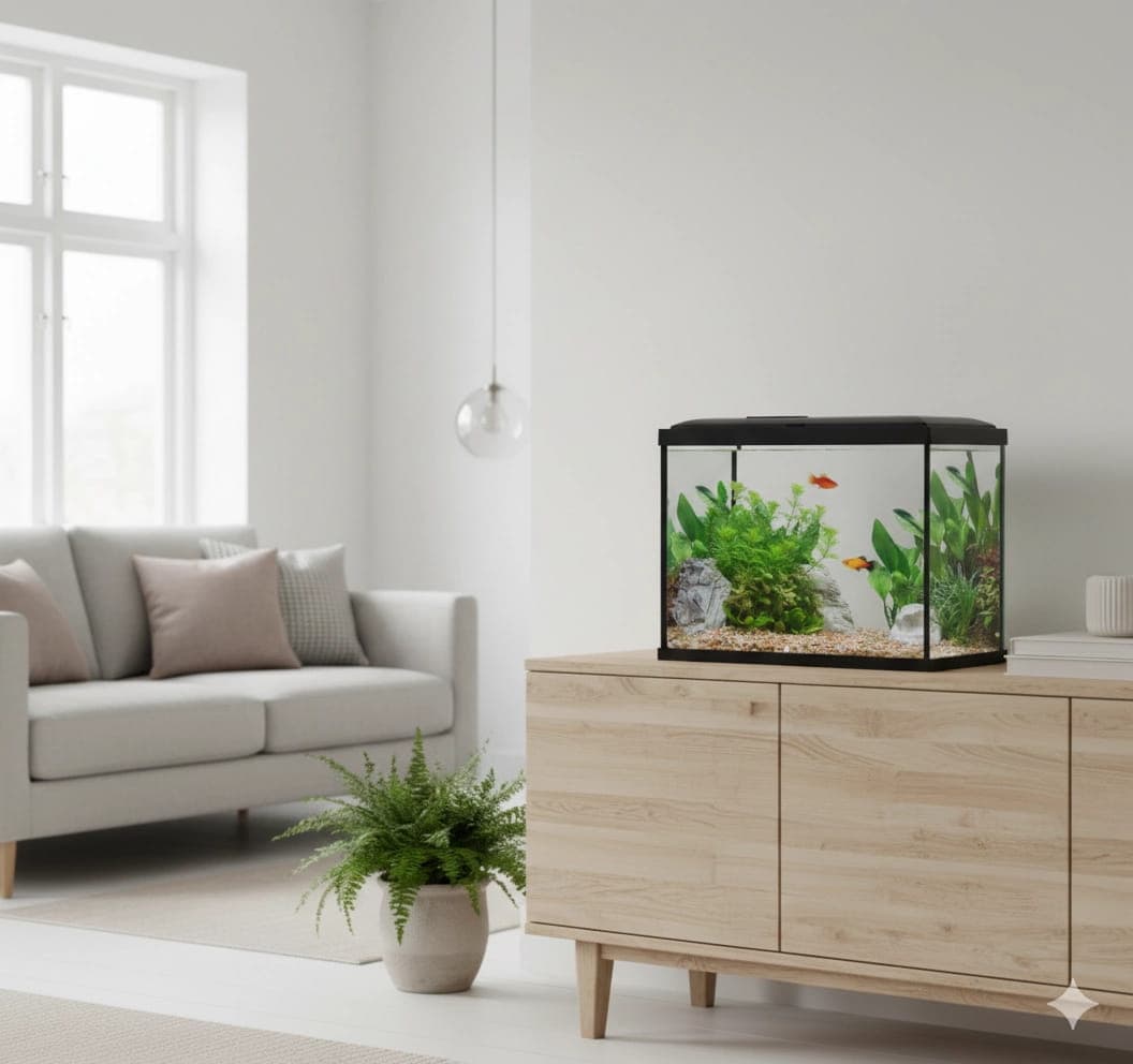 ZOLUX Akwarium INITIO 30 z filtrem kaskadowym 30 i LED 13L czarne + GRATIS 