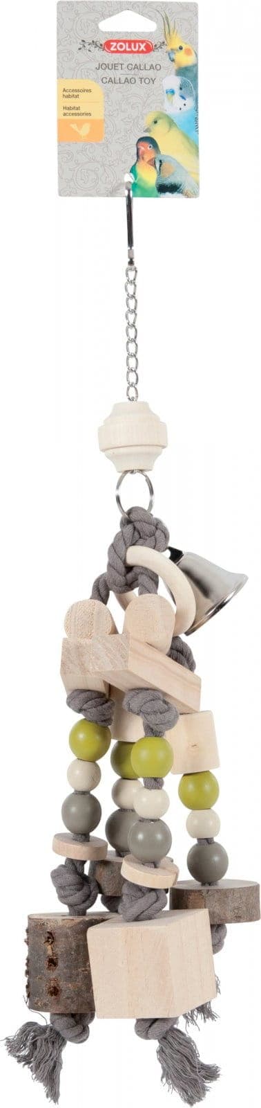 ZOLUX Zabawka dla papug drewniana CALLAO 