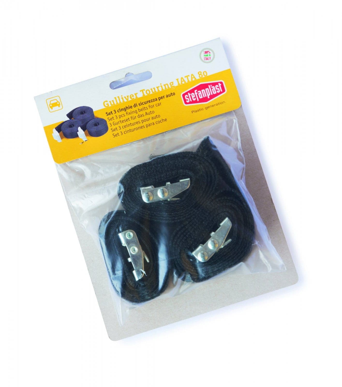 ZOLUX Zestaw 3 pasów do samochodu do transportera Gulliver Touring IATA 