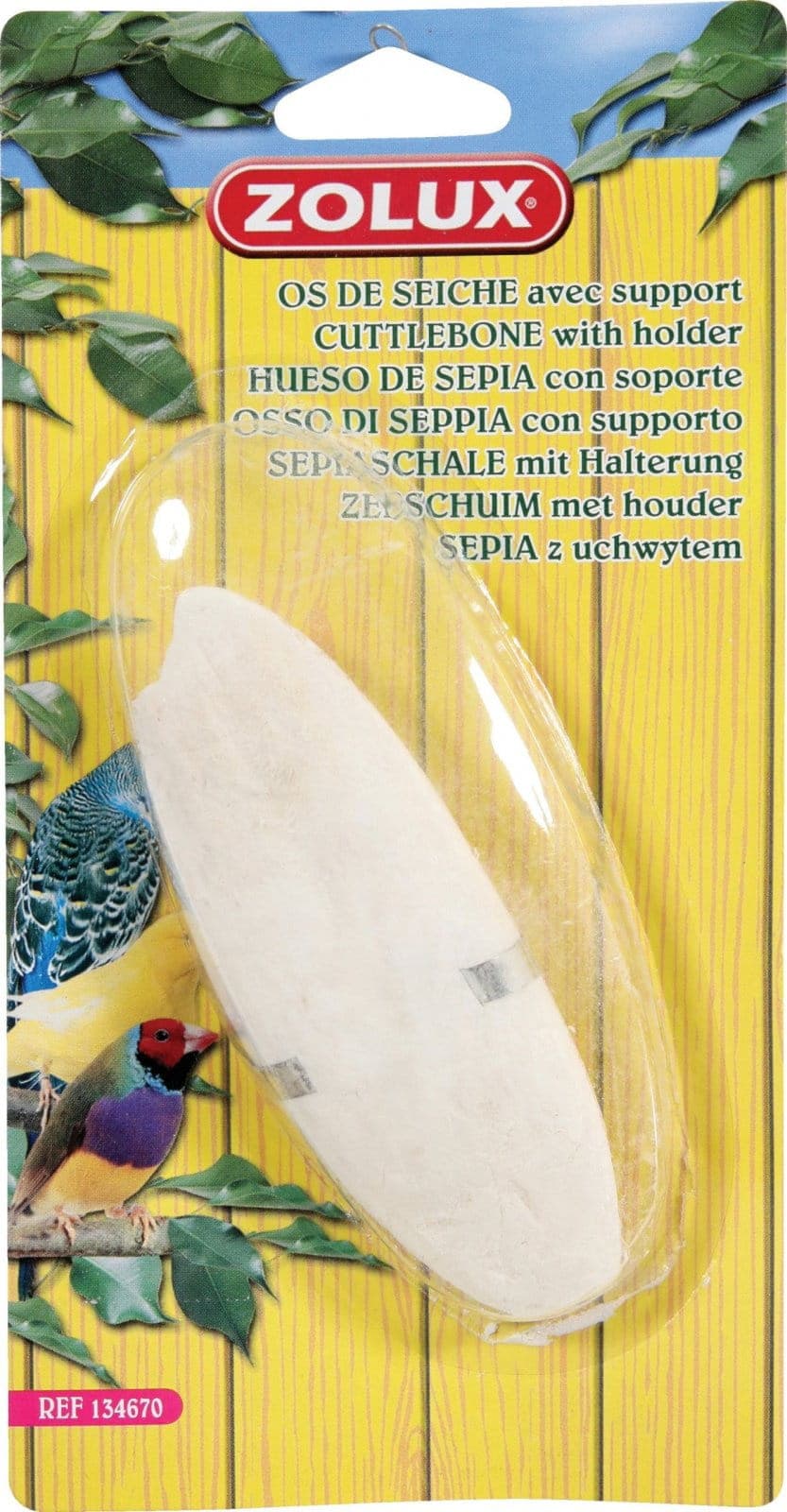 ZOLUX Sepia kość mątwy dla ptaków + uchwyt 2 szt. 