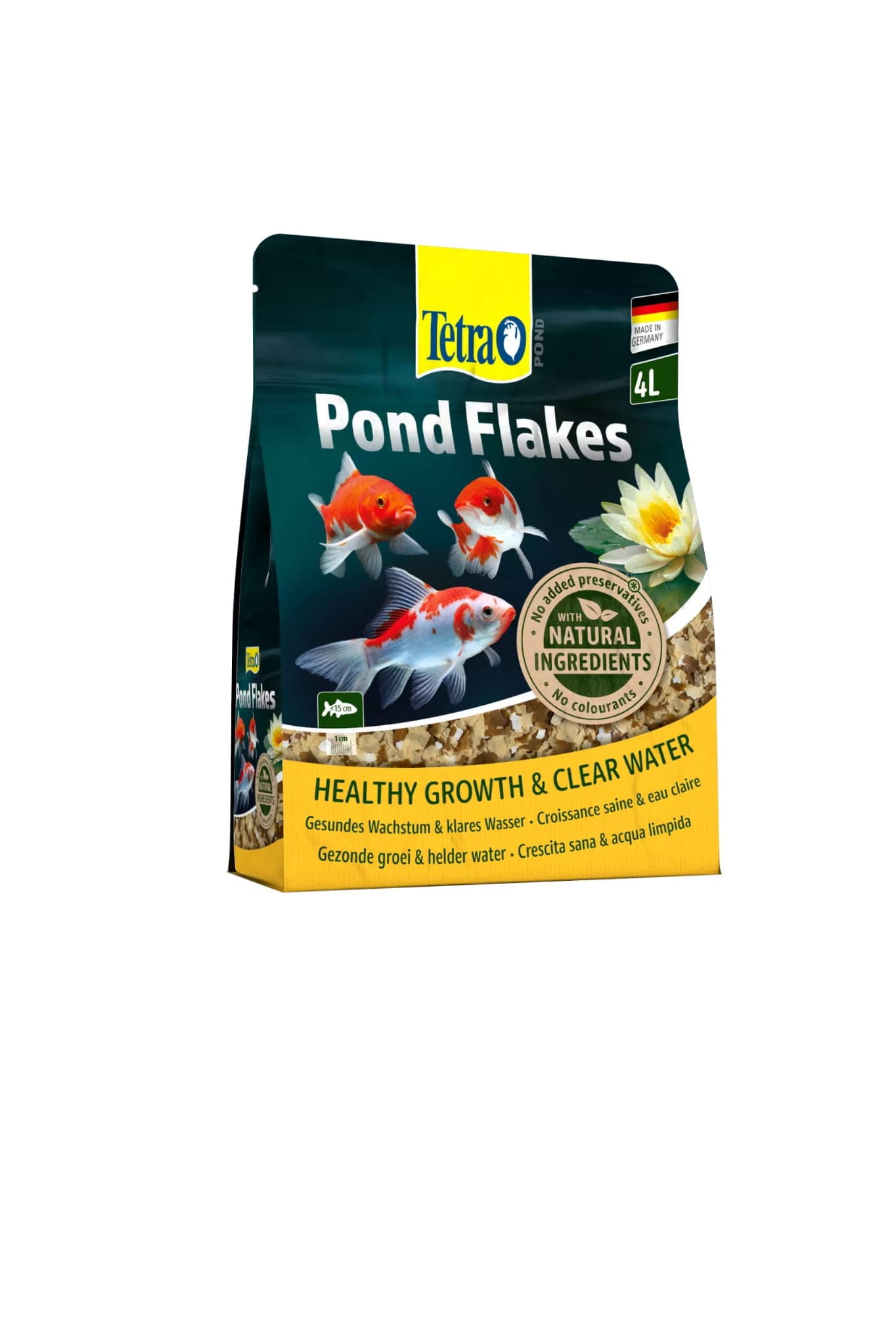 TETRA Pond Flakes 4 L Pokarm dla ryb stawowych w oczku wodnym płatki 