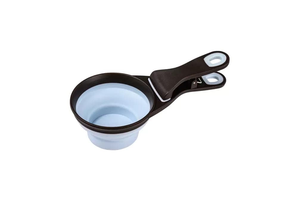 ZOLUX Miarka 2w1 z klipsem do karmy M niebieska 19,5x10 cm 