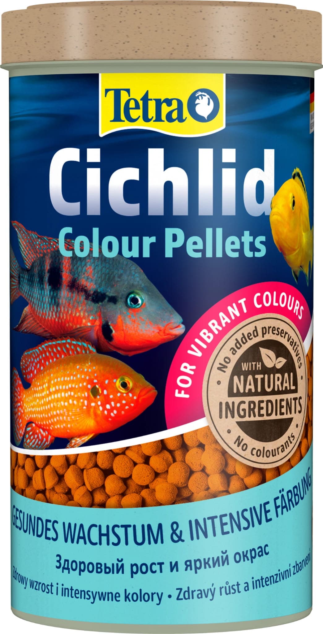 TETRA Cichlid Colour Pellets 500 ml,pokarm dla ryb pielęgnicowatych 