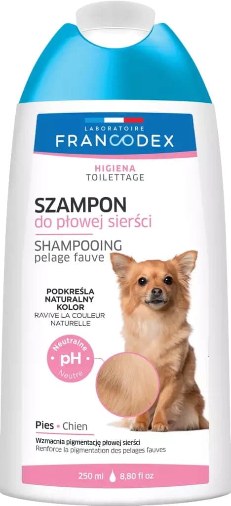 FRANCODEX PL Szampon dla psa do płowej, brązowej sierści 250 ml 