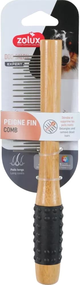 ZOLUX Grzebień gęsty drewniany dla psa DOG SALON 