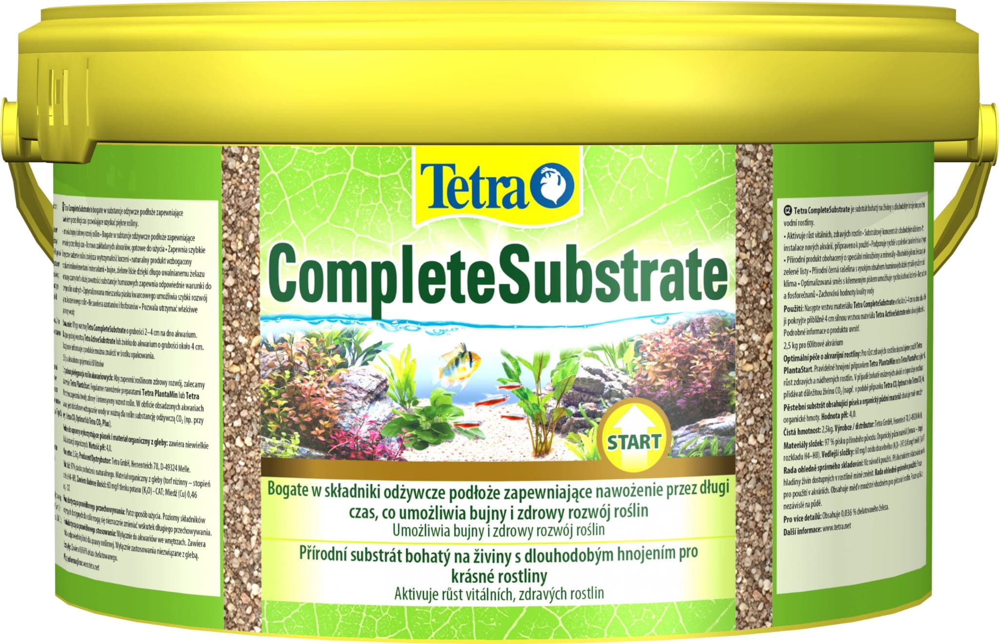 TETRA CompleteSubstrate 5 kg, podłoże odżywcze nawóz dla roślin w akwarium 