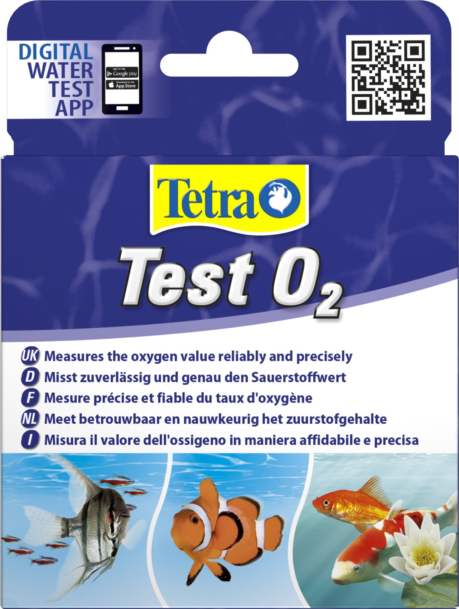 TETRA Test O2 1x10 ml + 2x9 ml test kropelkowy do pomiaru natlenienia wody 