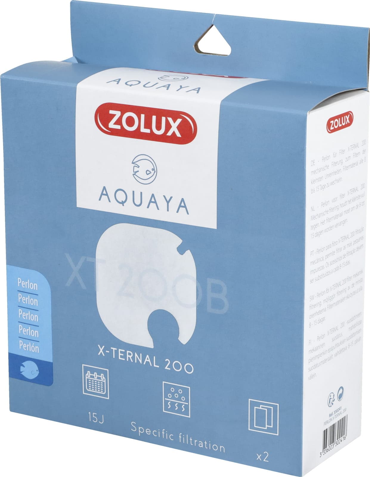 Zolux Wkład do filtra, filtracja mechaniczna Perlon AQUAYA XTERNAL 200 