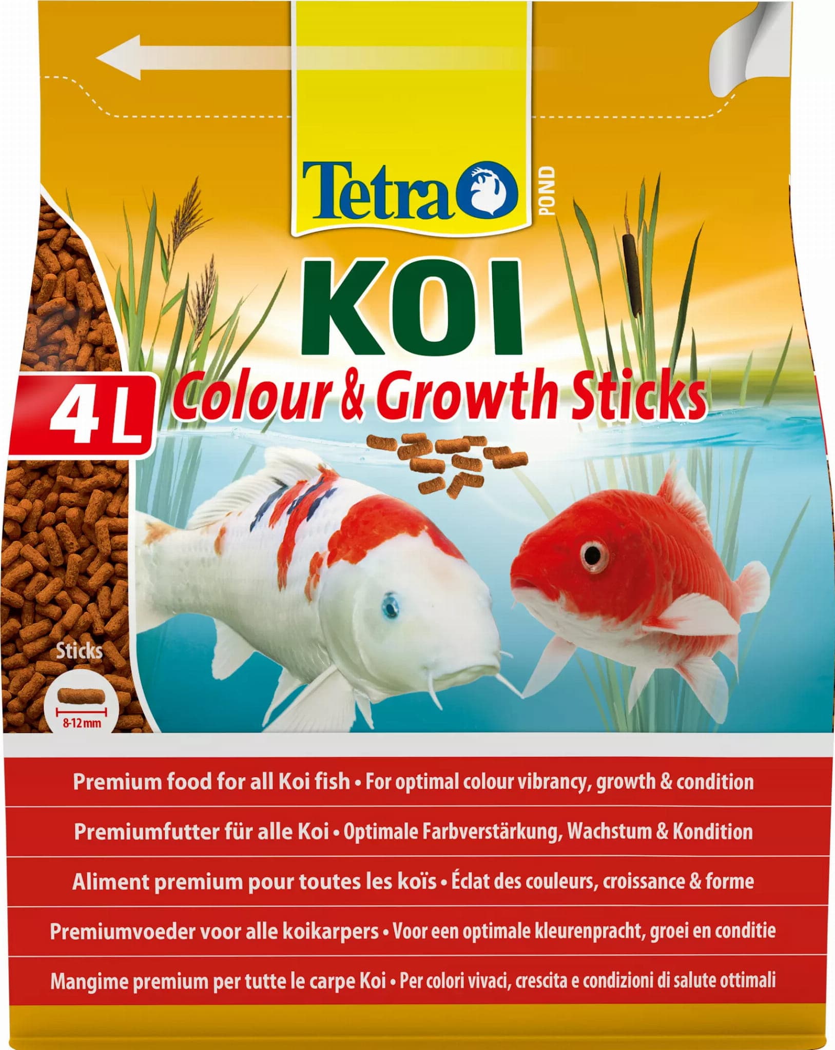 TETRA Pond KOI Colour&Growth St. 4 L Pokarm dla karpii KOI w oczku wodnym 