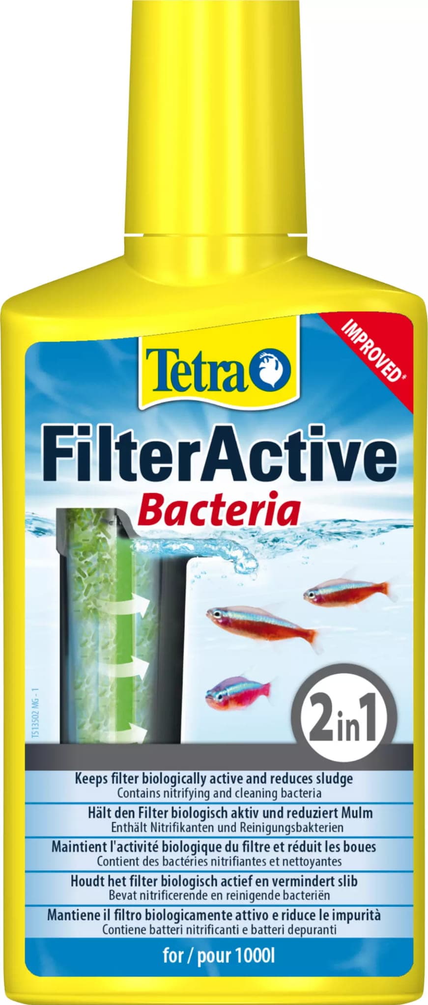 TETRA FilterActive 250 ml bakterie dla równowagi biologicznej w akwarium 