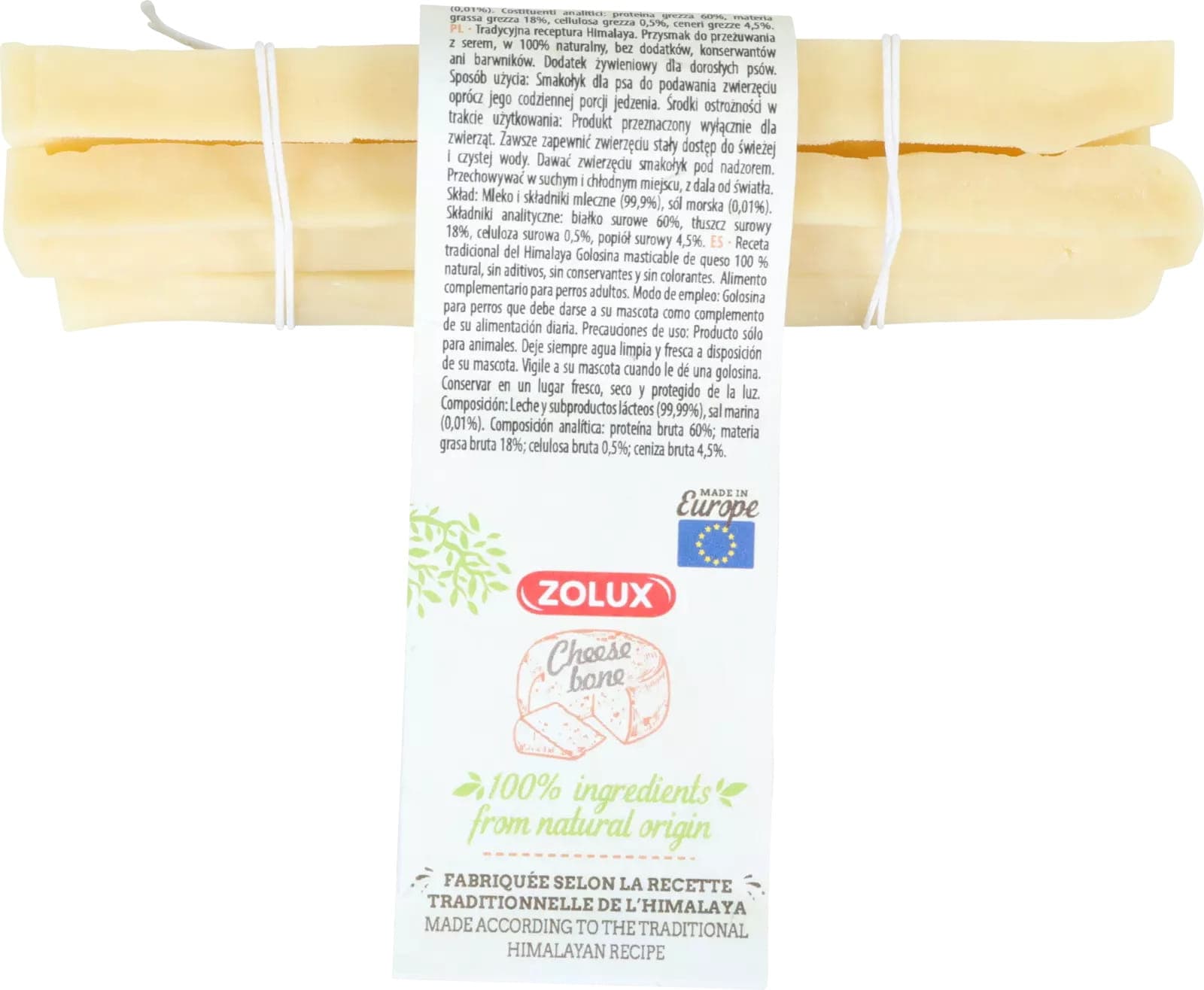 ZOLUX Przysmak naturalny dla psa Ser himalajski XS 4szt. 22 g 