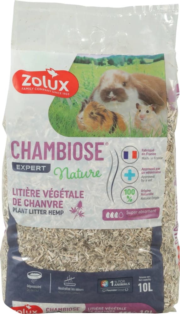 ZOLUX Ściółka dla królika i gryzoni Chambiose Nature 10 l 