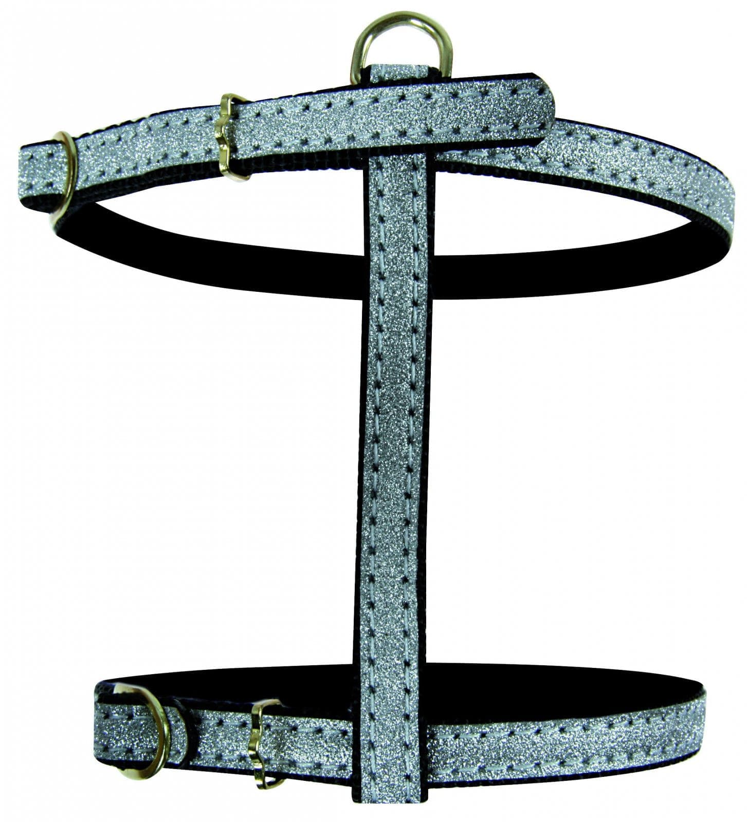 Zolux Szelki dla kota regulowane połyskujące kol. czarny 