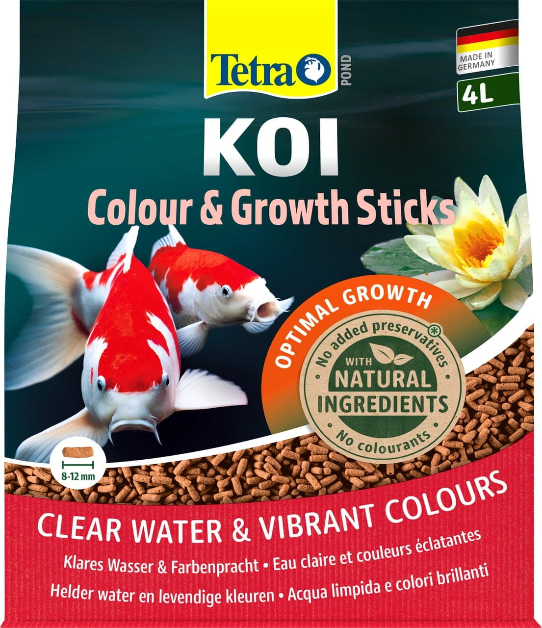 TETRA Pond KOI Sticks 4 L Pokarm dla karpii KOI w oczku wodnym 