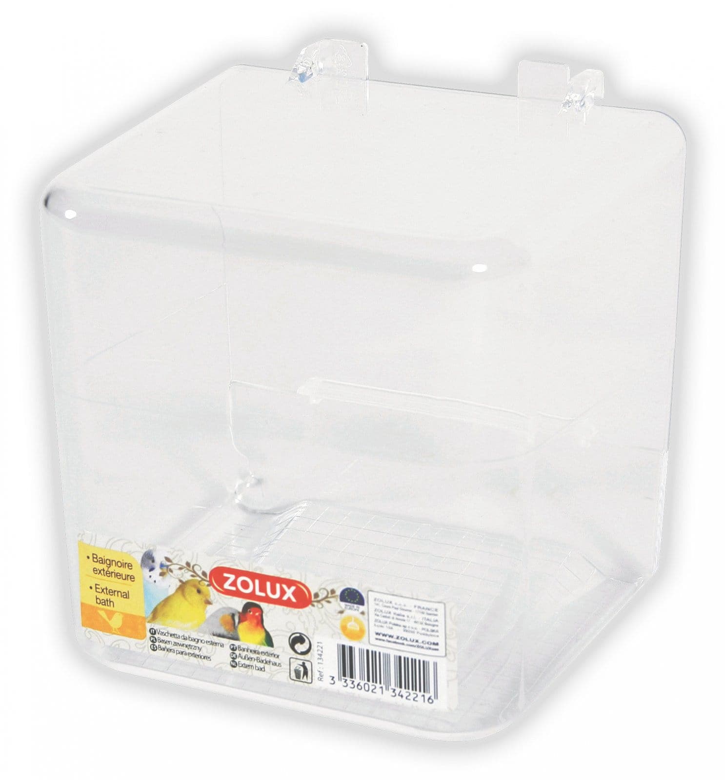 ZOLUX Basen zewnętrzny do klatki dla ptaków 120x115x125mm 