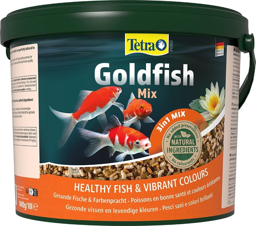 TETRA Pond Goldfish 10 L Pokarm dla złotych rybek w oczku wodnym 