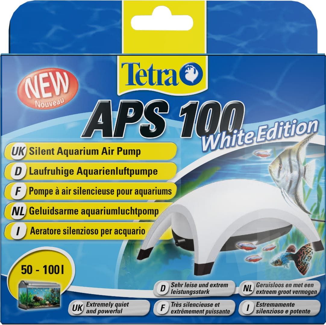 TETRA Aquarium Air Pumps white APS 100 pompa do akw. 50-100l jedno wyj. 
