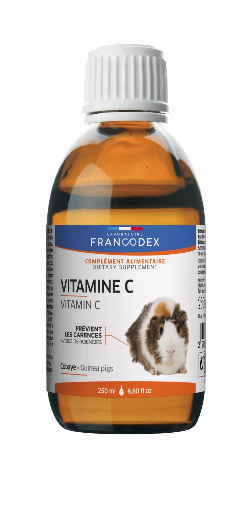 FRANCODEX Witamina C dla świnek morskich profilaktyka 250 ml 