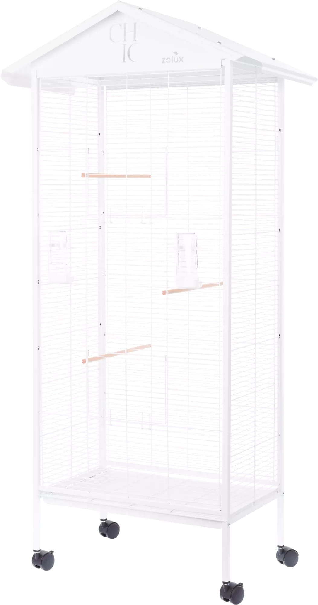 ZOLUX Woliera dla ptaków CHIC SOLO biała H156 